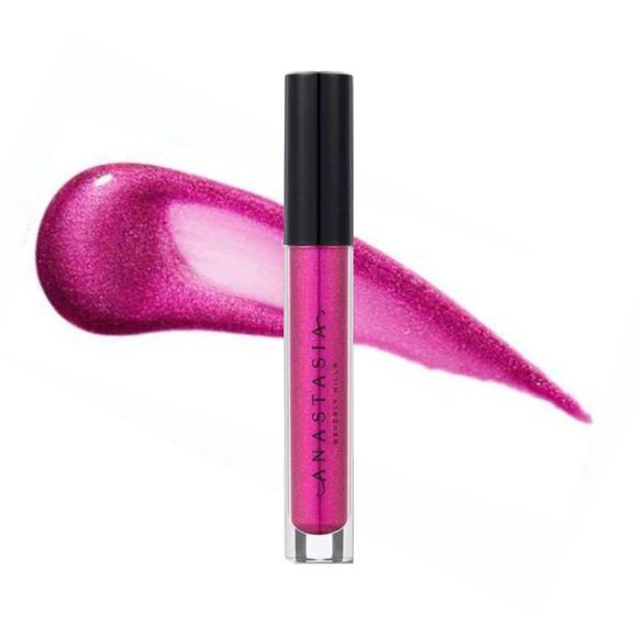Anastasia Beverly Hills Lip Gloss Sparkling Fuchsia Berry NEW Full Size Shimmer - Picture 1 of 4